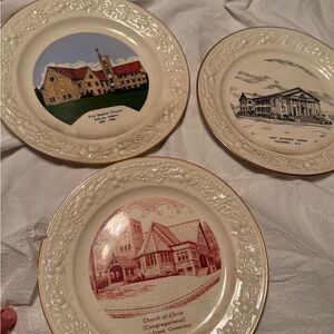 Homer Laughlin Decorative Church Plates